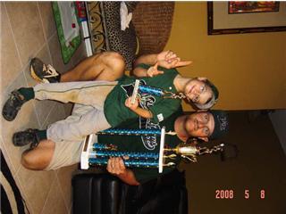 Me and my oldest - T-ball 2008 Champs