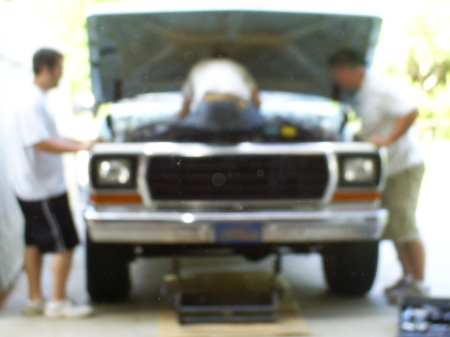 Brandon's '78 Ford Truck engine rebuild project