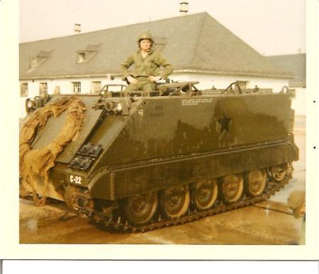 U.S. Army - 1971, Germany - on APC