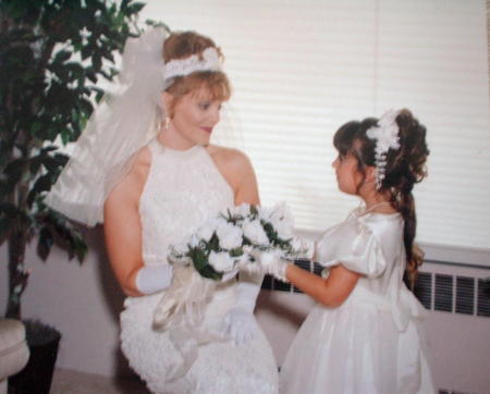 Courtney my flowergirl and me