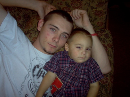 My son Michael and his son Landon