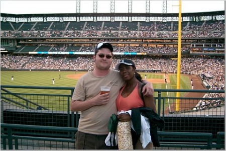 At a Rockies game