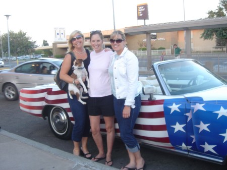 The girls and the caddy