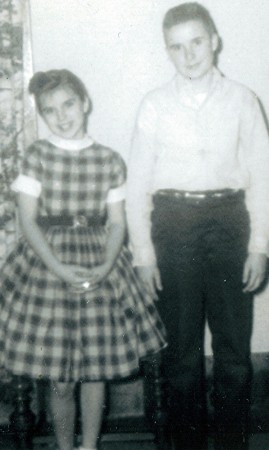 Connie Thompson with brother Gene