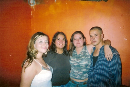 Karla's sister, me, Karla and her brother
