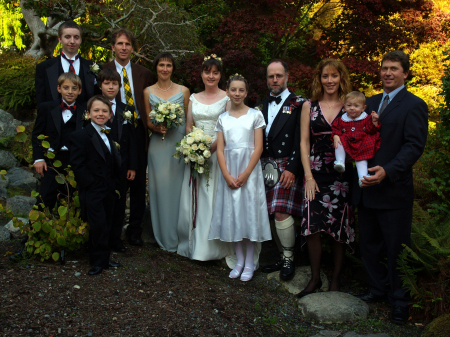 My side of the family(relatives) on my wedding day September 2004