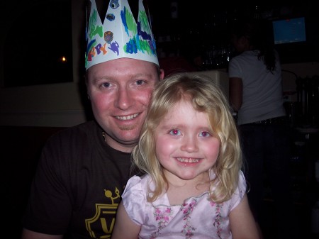 35th Birthday Party...Maddie made the crown