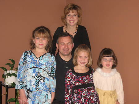 Bryan (my husband), me, and our 3 girls