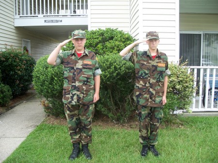 Two Young Marines