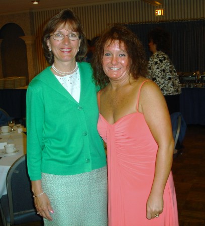 Me and Diane Sullivan at the senior banquet