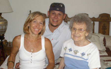 Me, my brother Michael and Grandma