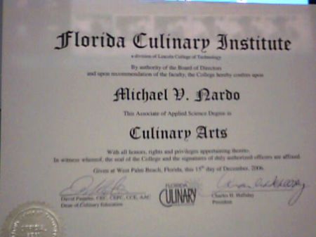 culinary graduate