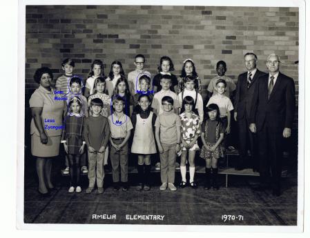 Amelia Elementary Third Grade '70 - '71