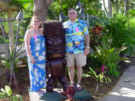 My wife Annette and I in Hawaii