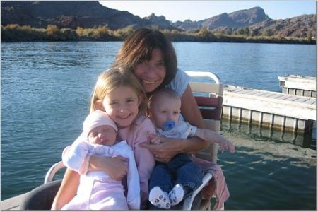 My Grandkids at the river