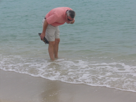 Tasting the water...