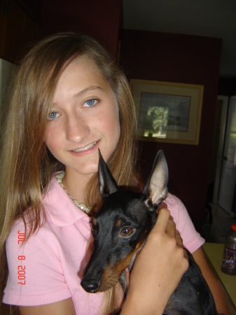 Kait and her dog Stoney