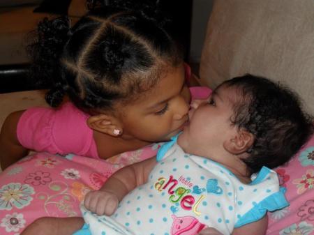 Kisses for sissy!