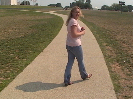 Me in Washington DC - Near Washington Monument