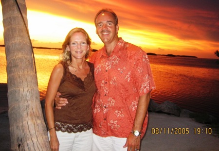 Me and my beautiful bride in Key Largo