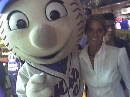 Mr. Met & Me at World Series Play Off Game - October 2006