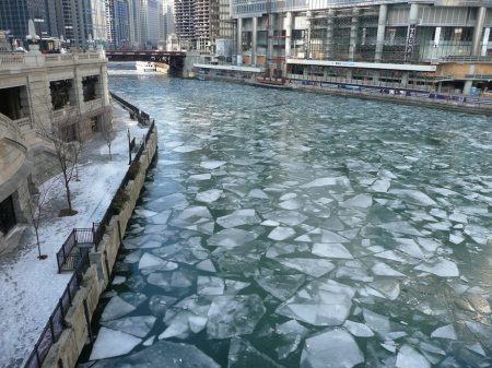 This is the River in Chicago!