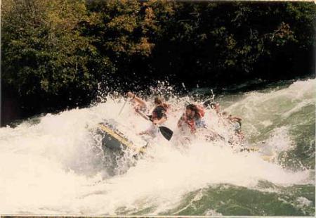 Whiewater rafting, I am the person closest in the pic