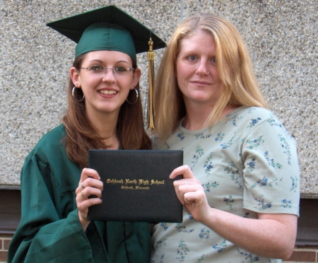 Amanda and I at her graduation 6-7-07