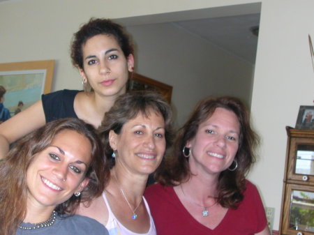 with Julie and her girls in Glyfada July 2006