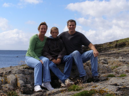 My Family on the coast of Ireland
