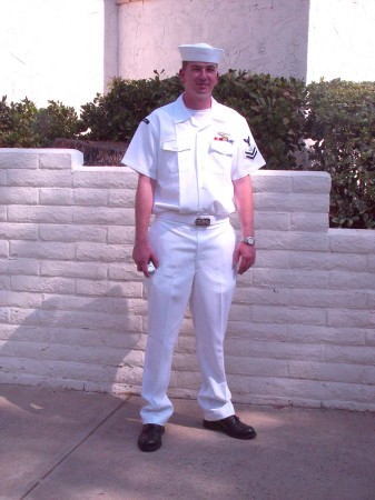 Aaron in uniform