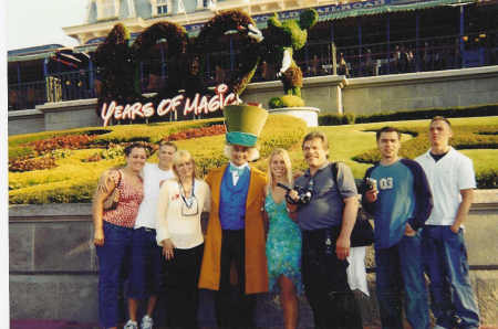 Photo of family at Walt Disney World