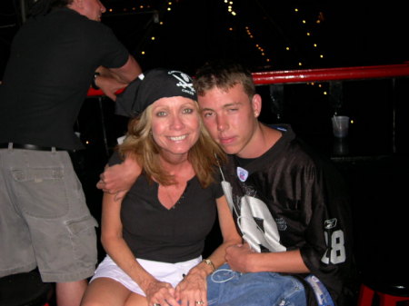 My Son Russell and I in Cancun 2006