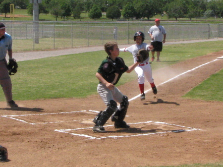 Austin playing b ball