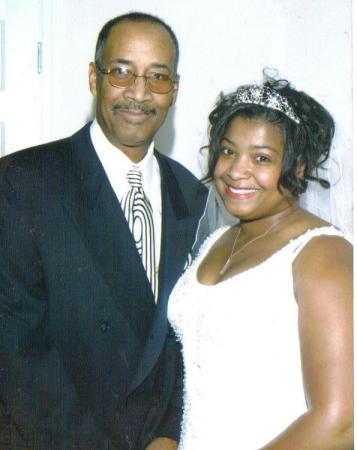 My wedding day with my daddy