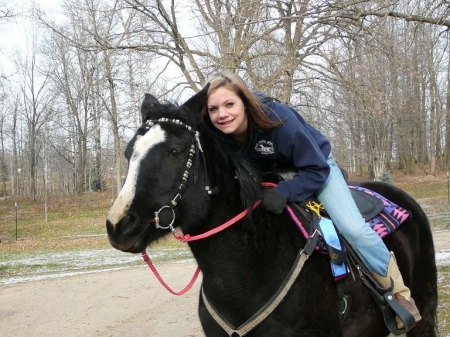 My daughter and her horse