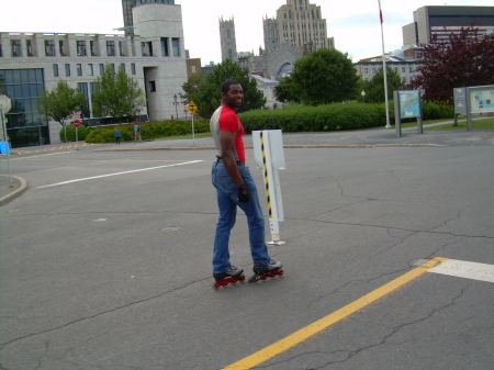 Rollerskating in the Old Port of Mtl