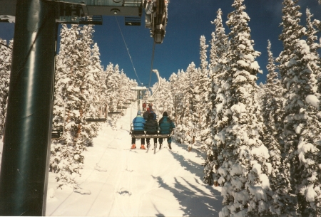 Ahh!  Fresh Powder at Breckenridge.