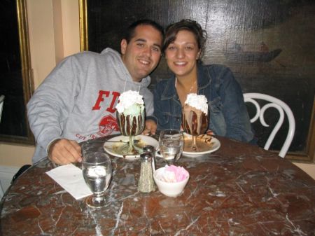 Ryan and Marissa at Serendipity in New York