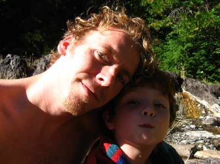 My son and I summer 07