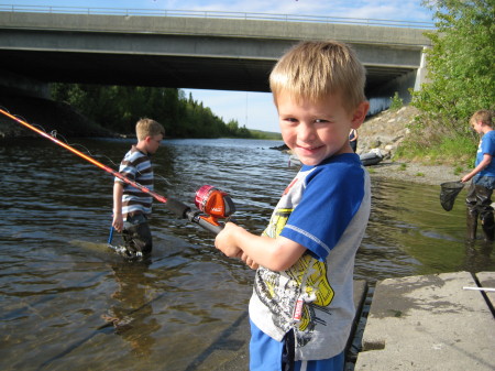 My little boy Fishing