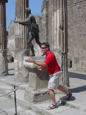 Me in Pompei, Italy, August 2004