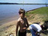 cody at lake