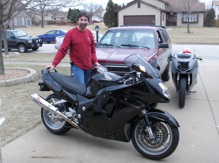 Me and my "Illinois" motorcycle.