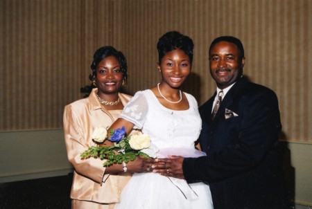 Our baby girl at grad banquet