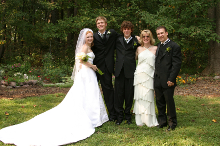 Family Picture at Melissa's Wedding