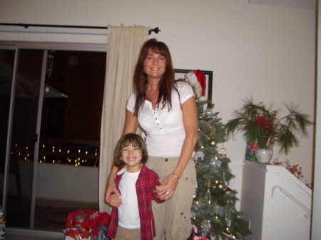 xmas 2007 with my son