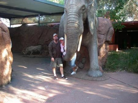 Bryan & me in AZ at the zoo
