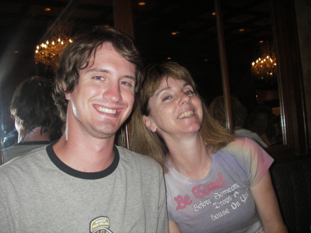 My son Chris and his Aunt Lisa