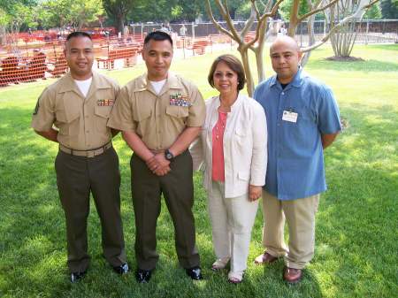 Promotion in the Pentagon Courtyard